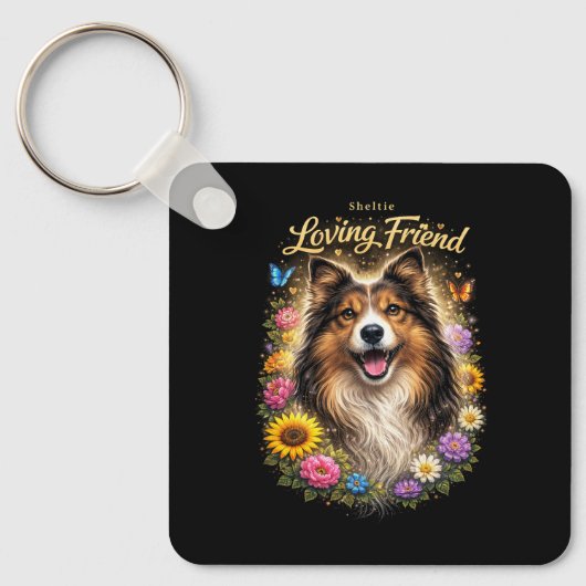 Liefhebbende vriend sleutelhanger (Voorkant)