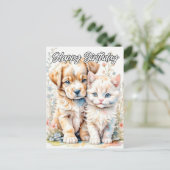 Liefhebbende Vrienden Voor Altijd Briefkaart (Staand voorkant)