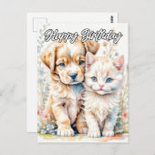 Liefhebbende Vrienden Voor Altijd Briefkaart (Voorkant / Achterkant)