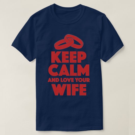 Liefhebbende vrouw trouwcadeau t-shirt (Design voorkant)