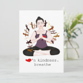 liefhebbendheid bedankkaart (Staand voorkant)