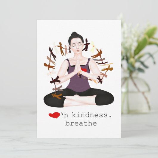 liefhebbendheid bedankkaart (Staand voorkant)