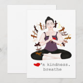 liefhebbendheid bedankkaart (Voorkant / Achterkant)