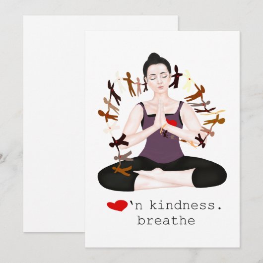 liefhebbendheid bedankkaart (Voorkant / Achterkant)