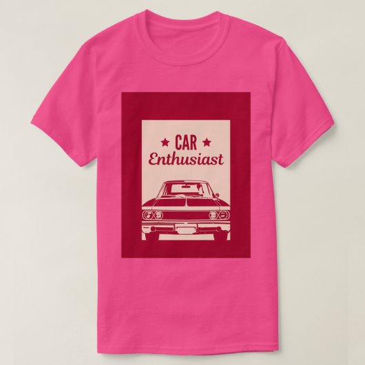 liefhebber auto t-shirt (Design voorkant)