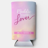 Liefhebber Bachelorette Koelbox Custom Seltzer Blikjeskoeler (Voorkant)