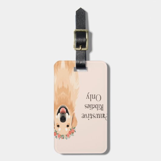 liefhebber bagagelabel (Voorkant verticaal)