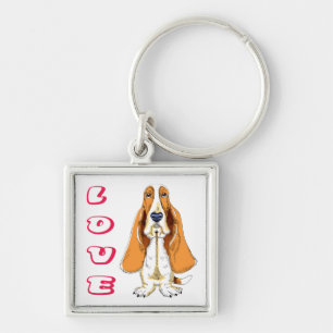 Liefhebber Basset Hound Puppies Hond Sleutelhanger