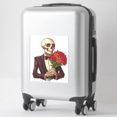 Liefhebber Botten - Grappig Romantisch Skelet Sticker (Koffer)