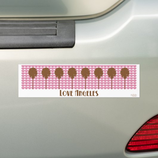 liefhebber bumpersticker (Op auto)