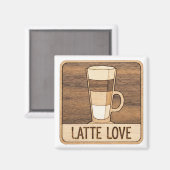 Liefhebber Cafe Decoratie Magneet (Voorkant / Achterkant)