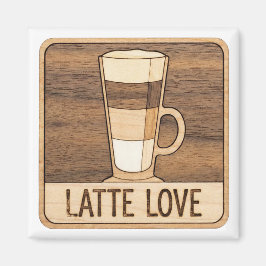 Liefhebber Cafe Decoratie Magneet