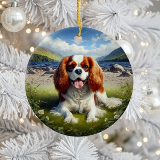 Liefhebber Cavalier King Charles Spaniel Aandenken Keramisch Ornament