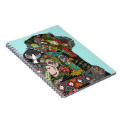 liefhebber chimpansee notitieboek (Rechterzijde)