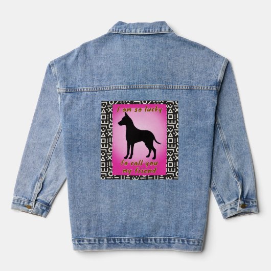 liefhebber denim jacket (Achterkant)