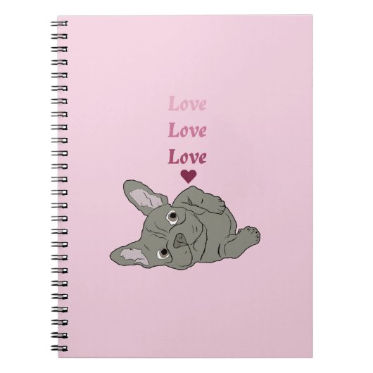 Liefhebber Franse Bulldog Notitieboek (Voorkant)