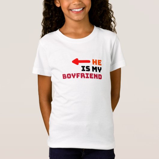 Liefhebber, hij is mijn vriend t-shirt (Voorkant)