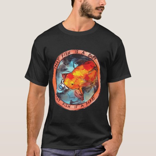 Liefhebber Hippy Outfit Visliefhebber T-shirt (Voorkant)
