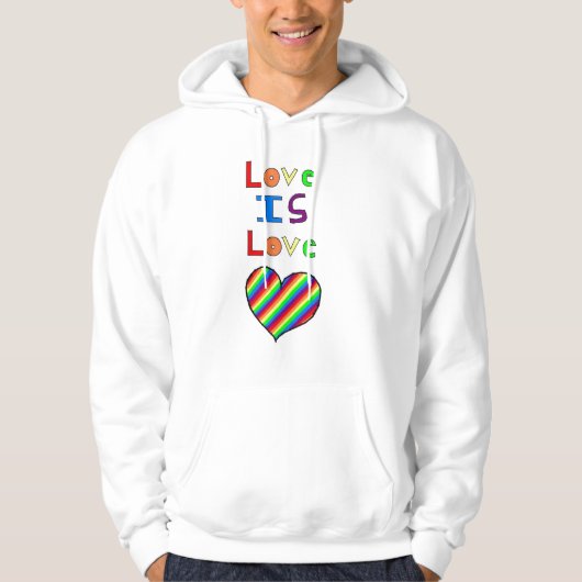liefhebber hoodie (Voorkant)