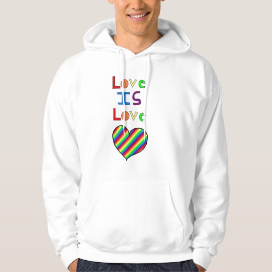 liefhebber hoodie (Voorkant)