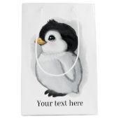 liefhebber pinguïn medium cadeauzakje (Voorkant)