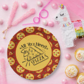 liefhebber pizza papieren bordje (Feest)