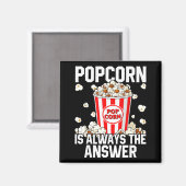 Liefhebber Popcorn Maïs Kleding Bemanning Magneet (Voorkant / Achterkant)