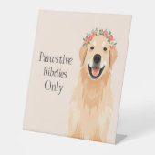 liefhebber reclamebord met voetstuk (Voorkant)