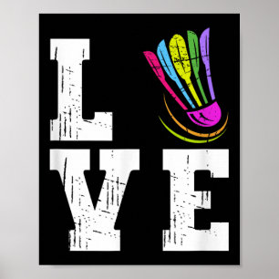 Liefhebber van Badminton Fan Teamspeler Gebeurten Poster