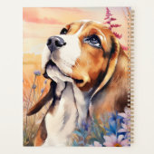 Liefhebber van Beagle-honden in een weide met wild Planner (Achterkant)