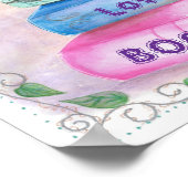 Liefhebber van boeken poster (Hoek)