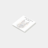 Liefhebber van Duitse Herders Monogram Honden Post-it® Notes (Schuin)