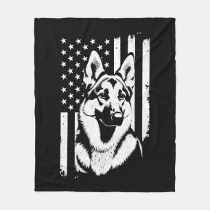 Liefhebber van Duitse Herdershond USA Amerikaanse  Fleece Deken
