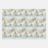 liefhebber van een schattige strandzeehond inpakpapier vel (Voorkant)