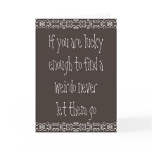 Liefhebber van een weirdo