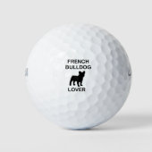 liefhebber van Franse bulldog Golfballen (Voorkant)