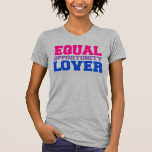 liefhebber van gelijke kansen t-shirt