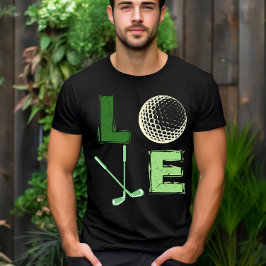 Liefhebber van golf t-shirt