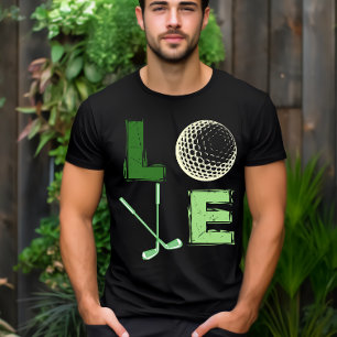 Liefhebber van golf t-shirt