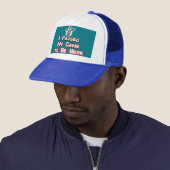 Liefhebber van grappige spelletjes trucker pet (In situ)