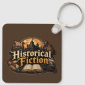 Liefhebber van historische fictie sleutelhanger (Achterkant)