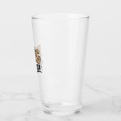 Liefhebber van Honden Luipaardprint Poot Glas (Links)
