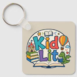 Liefhebber van kinderboeken genre sleutelhanger