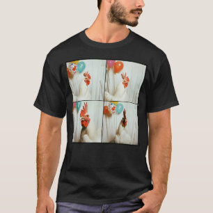 Liefhebber van kippenboerderij Dierenfeest Grappig T-shirt