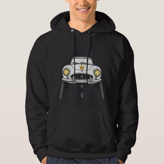Liefhebber van klassieke auto hoodie (Voorkant)