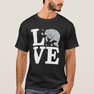 Liefhebber van Lamantijnen Florida Zeekoe Zeediere T-shirt