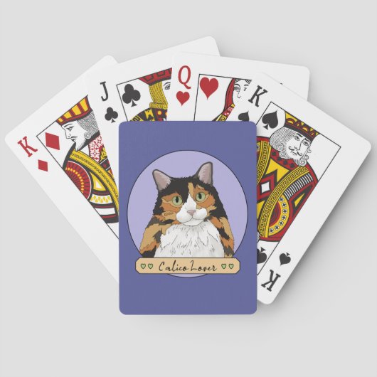 Liefhebber van lapjeskatten pokerkaarten (Achterkant)