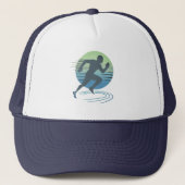 Liefhebber van Marathon Competitieve Runner Trucker Pet (Voorkant)