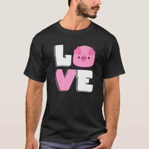 Liefhebber van mini varkens Cute minivarkens eigen T-shirt
