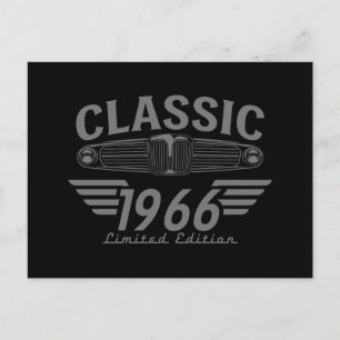 Liefhebber van Oldtimers 1966 Geboren in 1966 60e  Briefkaart